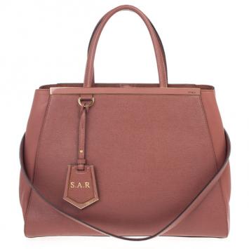 Fendi Terracotta Vitello 2Jours Tote