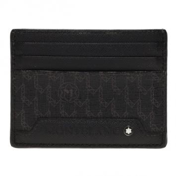 Pre Owned Montblanc Black Meiserstruck Card Holder