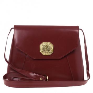 Yves Saint Laurent Red Leather Vintage Shoulder Bag