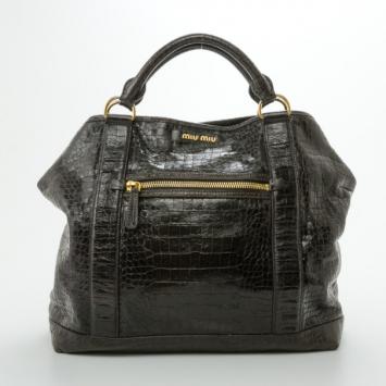 Miu Miu Brown St. Cocco Tote