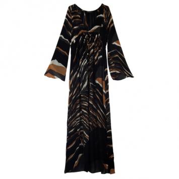Roberto Cavalli Maxi Chiffon Dress Size S