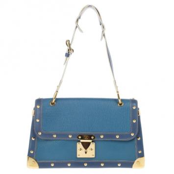 Louis Vuitton Blue Suhali Leather L'Aimable Tote
