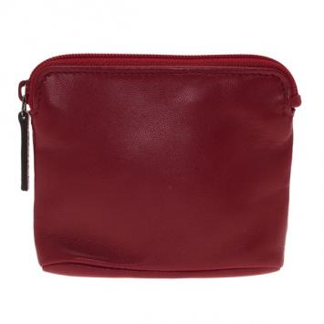 Gucci Red Leather Coin Pouch