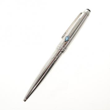 Pre Owned Montblanc Meisterstuck Platinum Finish Ballpoint Pen