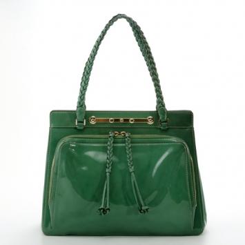 Valentino Garavani Patent Leather Demetra Bag
