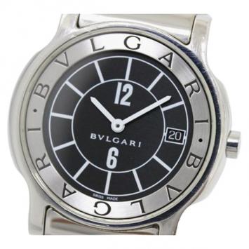 Bvlgari Solotempo Stainless Steel Unisex Wristwatch 35MM
