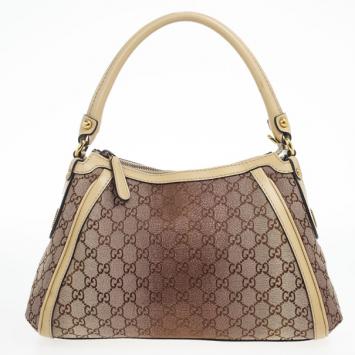 Gucci Interlocking G Canvas Scarlett Hobo