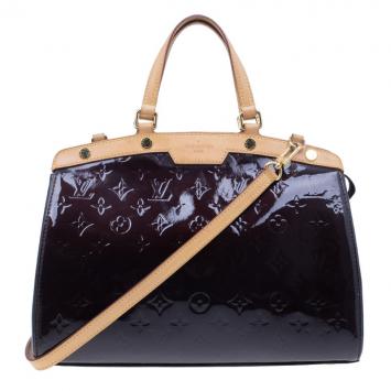 Louis Vuitton Amarante Monogram Vernis Brea MM