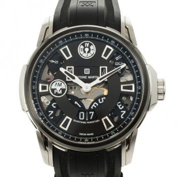 Pre Owned Antoine Martin Quantième Perpétuel au Grand Balancier Mens Wristwatch 44 MM