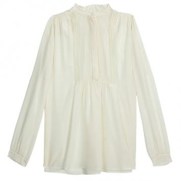 Chloe Long Sleeve Yoke Top M