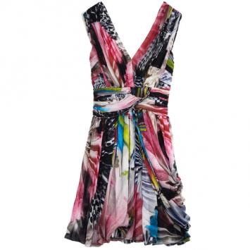 Matthew Williamson Multi-silk Printed Dress M