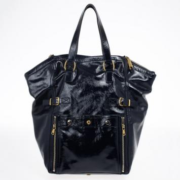 Saint Laurent Paris Large Black Downtown Tote