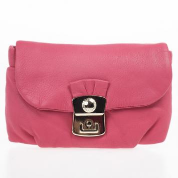 Marc by Marc Jacobs Pink linda Puckered Mouse clutch