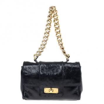 Marc Jacobs Black Patent Ursula Pochette