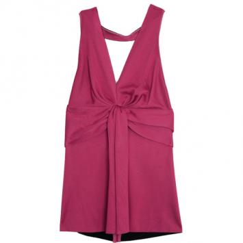 Balenciaga Halterneck Fuschia Top S