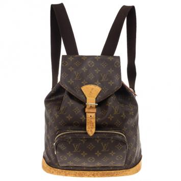 Pre Owned Louis Vuitton Monogram Canvas Montsouris Backpack GM