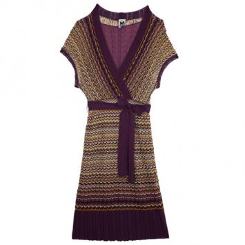 M Missoni Faux Wrap Dress S