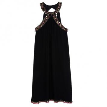 Pre Owned Matthew Williamson Embellished Halterneck Dress S