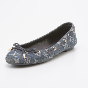 Louis Vuitton Monogram Denim Oasis Ballet Flats Size 39