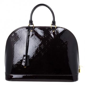 Louis Vuitton Monogram Vernis Amarante Alma GM