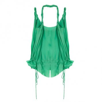 Stella McCartney Silk Drawstring Top S