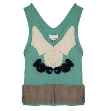 3.1 Phillip Lim Ribbon Embellished Top S