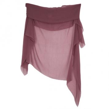 Alberta Ferretti Silk Scarf Poncho M