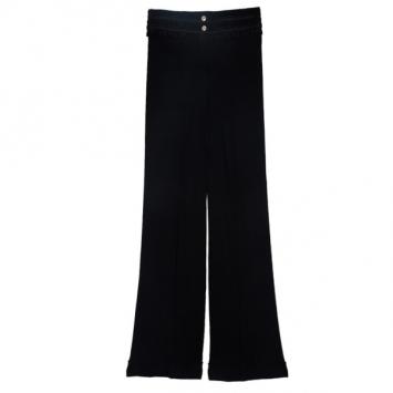 Dior Smocked Satin Belt Pants S