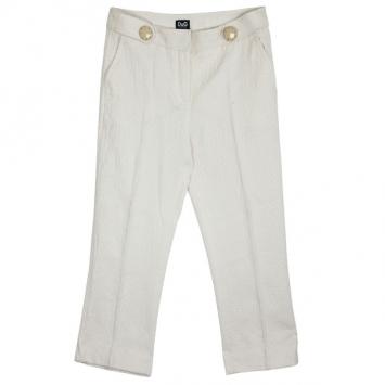 D and G White Casual Pants S