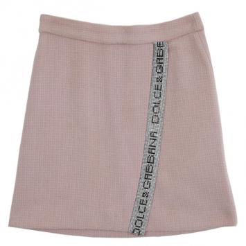 Dolce and Gabbana Swarovski Embellished Wrap Skirt S