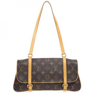 Louis Vuitton Pochette Marelle Brown Monogram Canvas Waits Bag