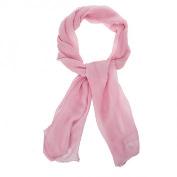 Dior Pink Silk Monogram Scarf