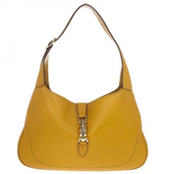 Gucci Mustard Medium Jackie O Shoulder Bag