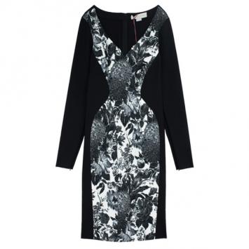 Stella McCartney Henrietta Floral Mix Bodycon Dress M