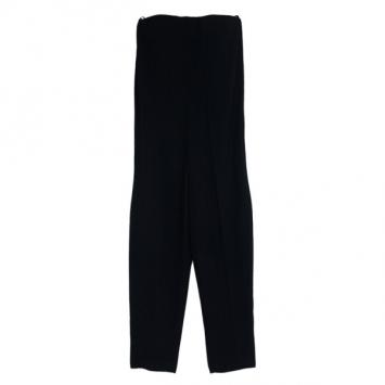 Alexander McQueen Strapless Black Jumpsuit M