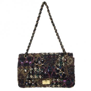 Chanel Limited Edition Paris Lesage Tweed Reissue Flap Bag