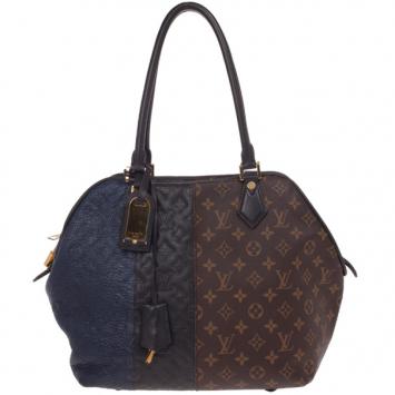 Louis Vuitton Limited Edition Marine Monogram Blocks Zipped Tote Bag