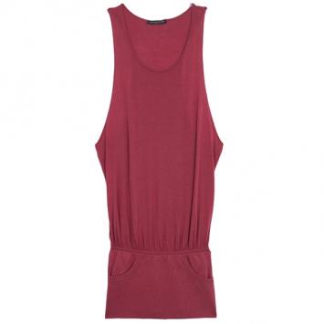 Alexander McQueen Racerback Pocketed Tunic Dress S