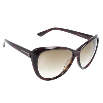 Tom Ford Brown Malin Cat Eye Woman Sunglasses