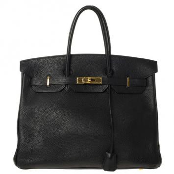 Hermes Black Togo Birkin 35