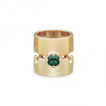 Mawi Razor Blade Ring With Solitaire Size 54.5