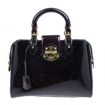 Louis Vuitton Purple Vernis Melrose Avenue Bag