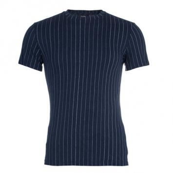 Pre Owned Jean Paul Gaultier Mens Pinstriped T-Shirt S