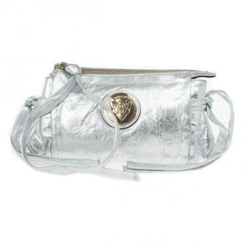 Gucci Silver Metallic Patent ‘Hysteria’ Clutch