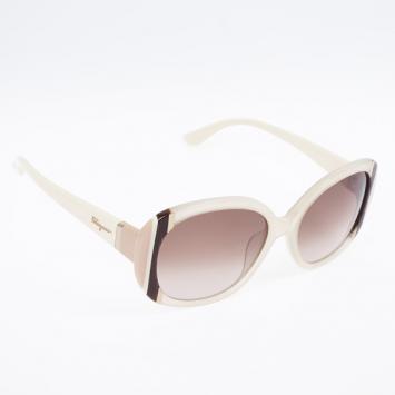 Salvatore Ferragamo White Woman Sunglasses SF674S-601