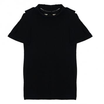 Burberry Black Turtleneck Ponte Dress M