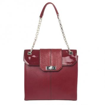 Cartier Red Classic Feminine Line Chain Bag 
