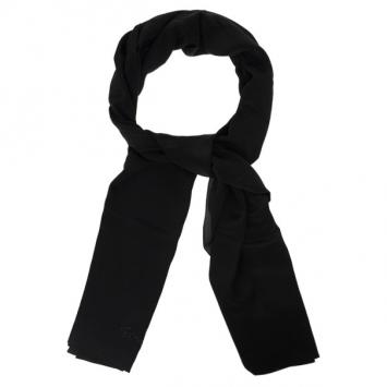 Giorgio Armani Black Silk Scarf
