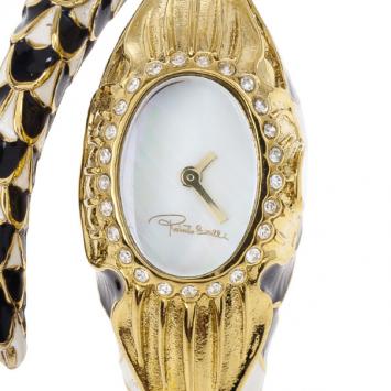 Roberto Cavalli Snake Flower SS Womens Wristwatch 24 MM
