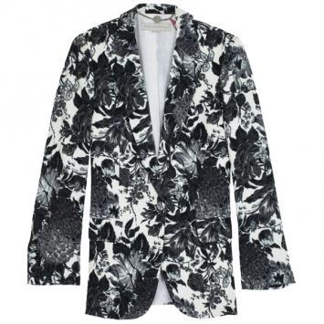 Stella McCartney Frazier Flower Print Blazer L